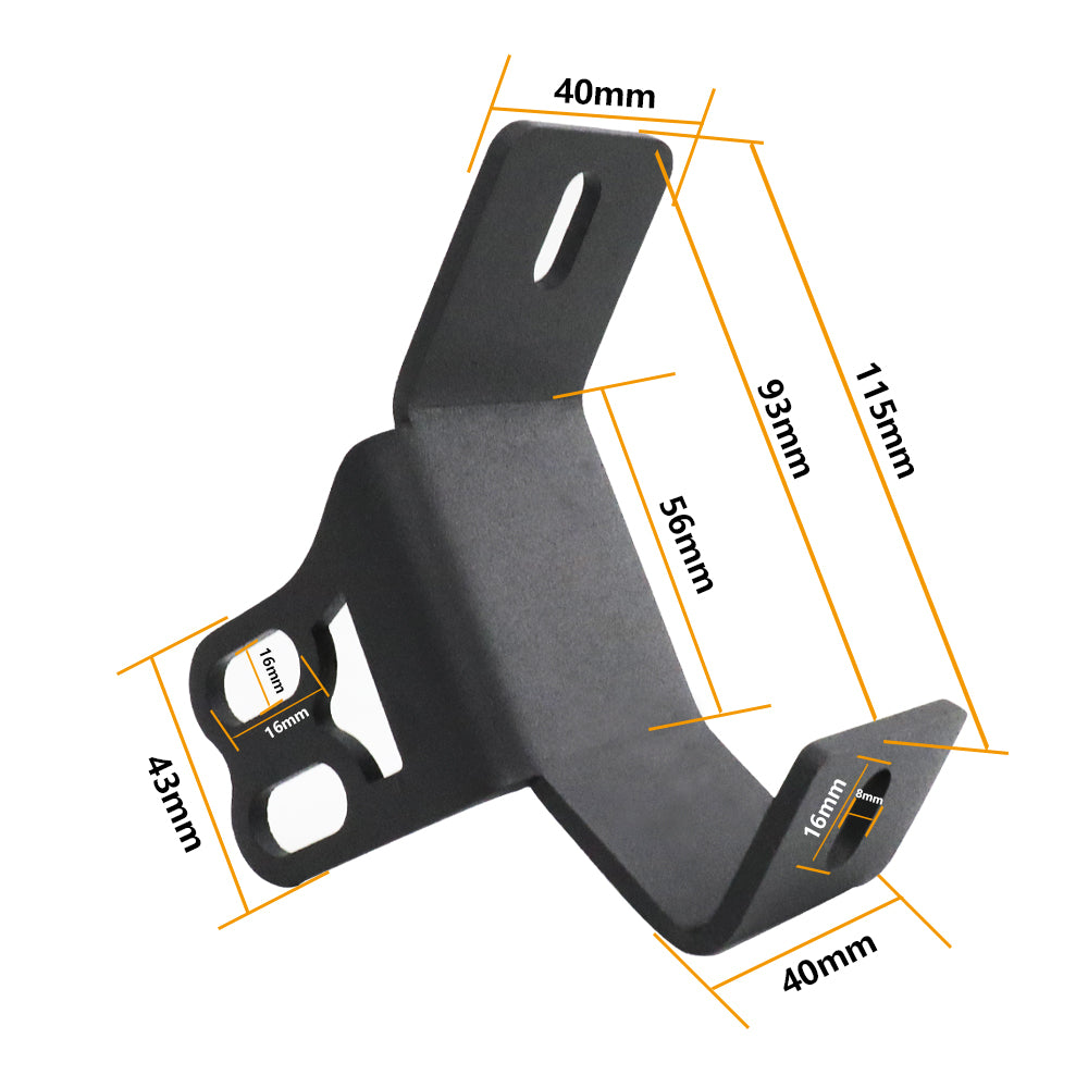 2014-2021 Polaris RZR XP1000 Double Lights A-Pillar Mounting Brackets