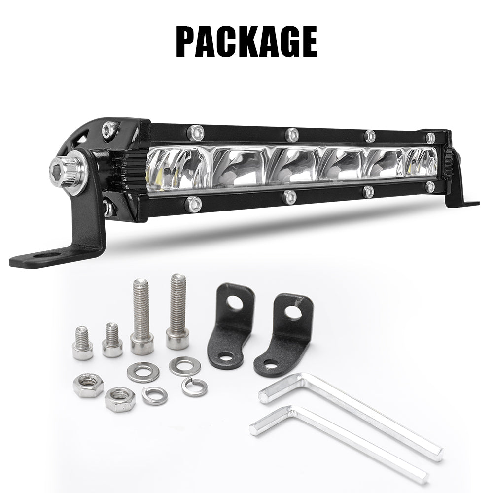 Package details of 8" Colight L10 series lightbar