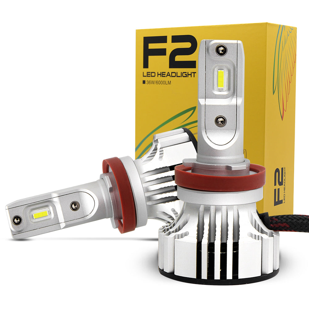 Colight Silver F2 Series Led Headlight/Fog Light Bulbs