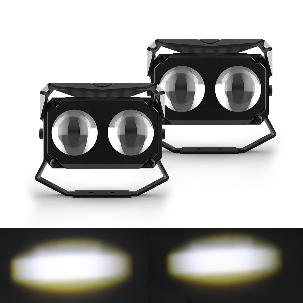 Headlights/Fog Bulge Mini C Auxiliary Inch 3 (Set/2pcs) Lights Series