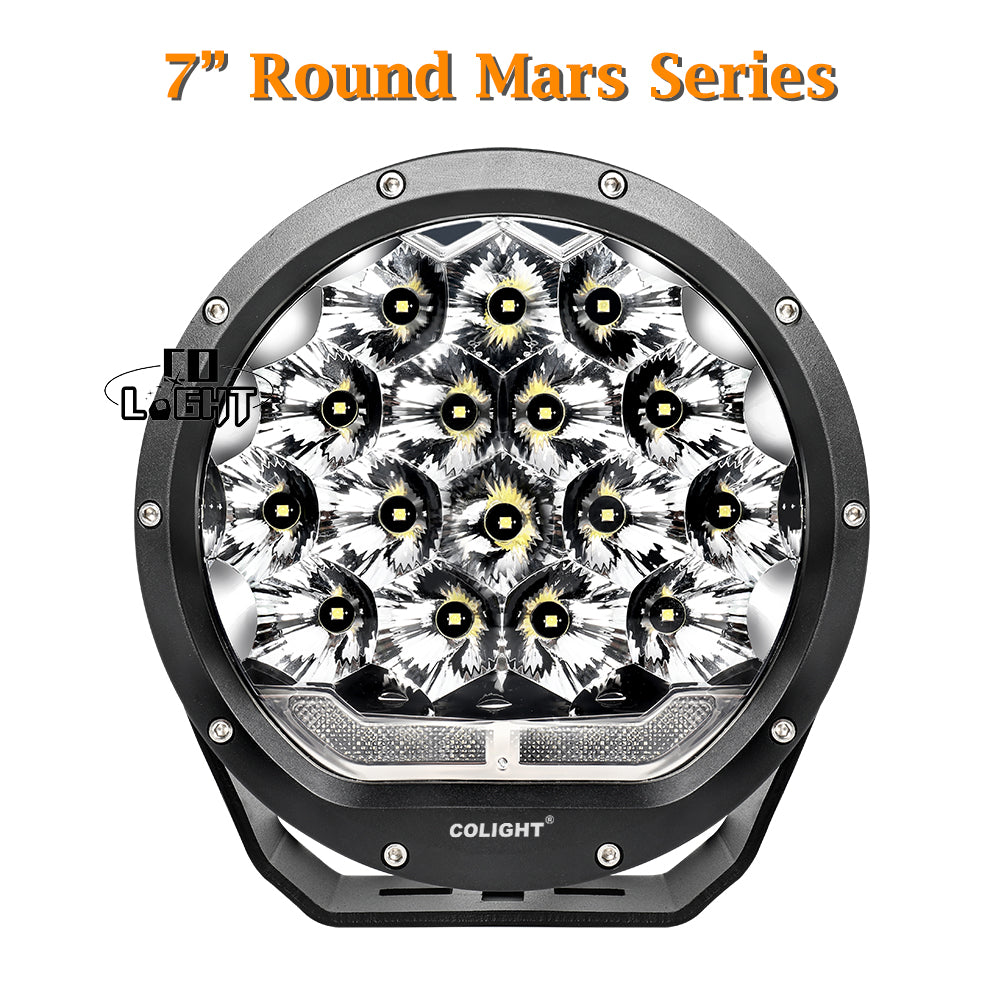 Colight 7 inch Mars Series Round Offroad Driving Lights