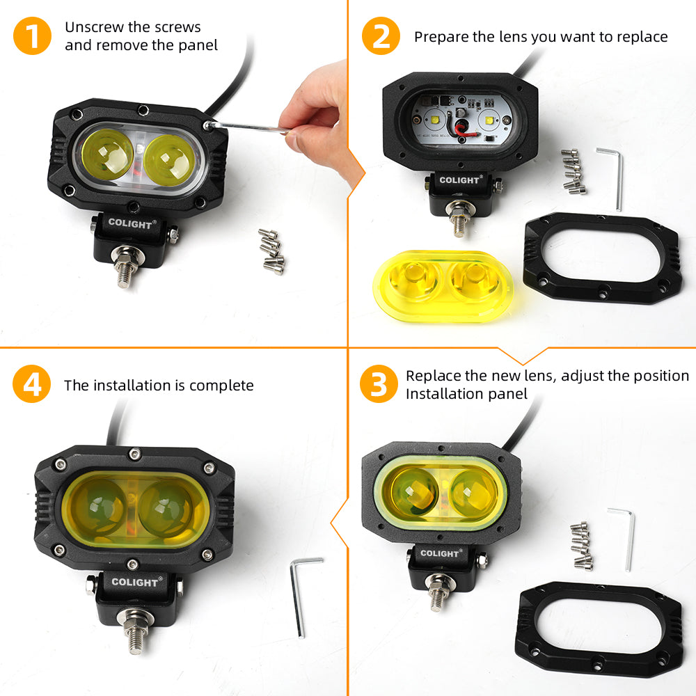 Replaceable Lens Special For CO LIGHT Rob2/Rob2 Pro Series