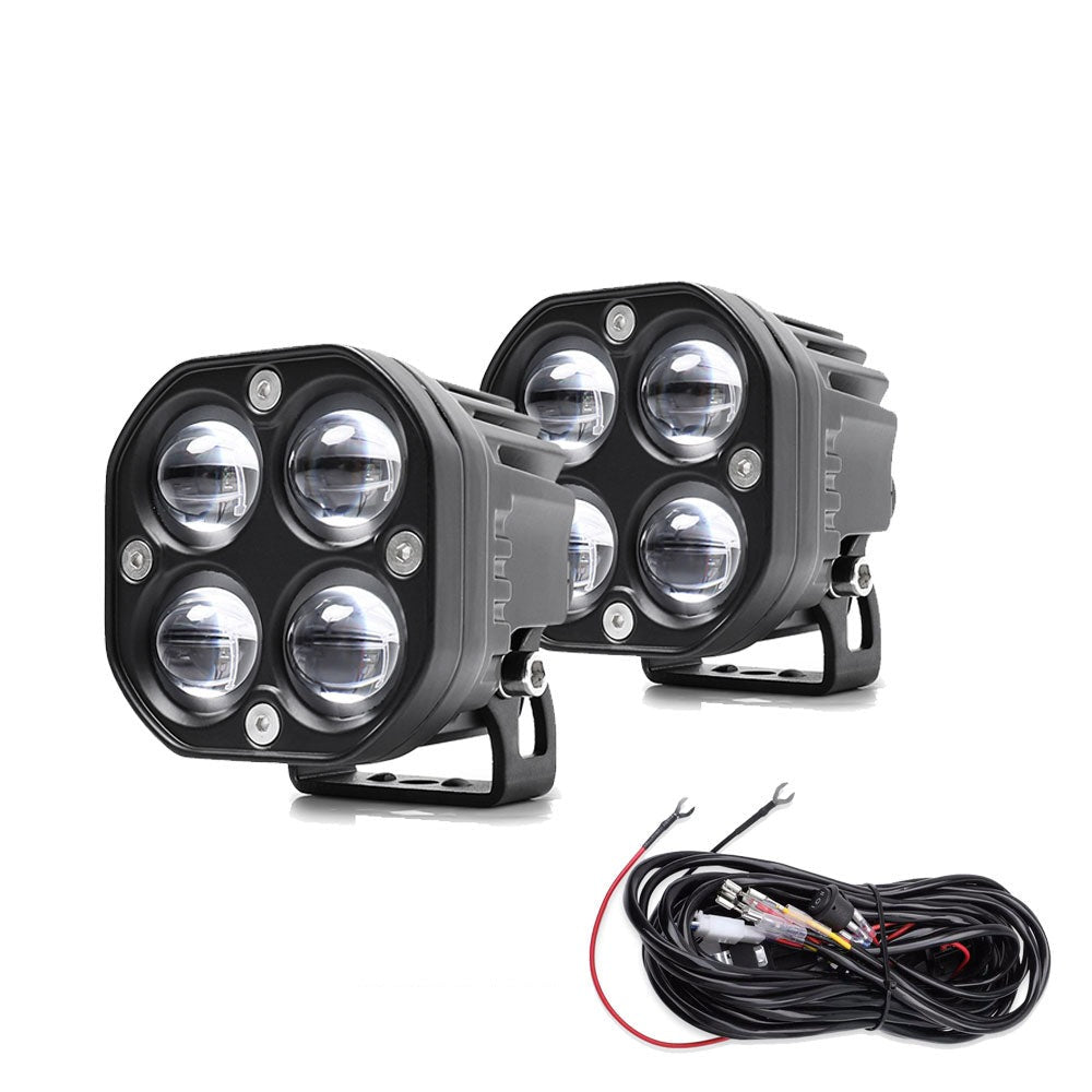 3inch DDF Series Dual Color Dual Beam Square Fog Light Pods