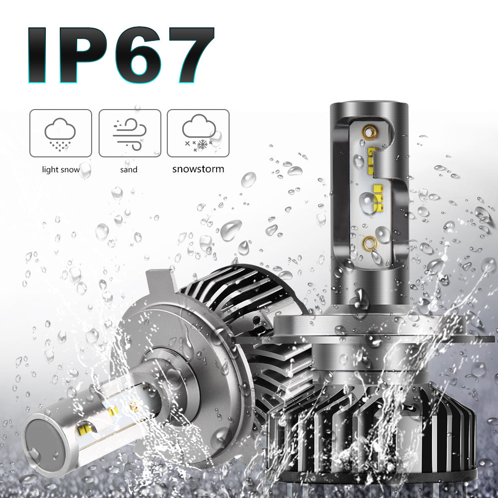 Ampoules de phares à DEL pour ventilateur série F2D, CANBUS/6500K