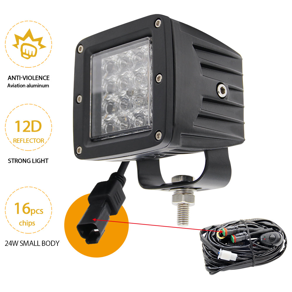 introduction of Colight 3" Burst Flash  LED Spot Light - 3000k/6500k