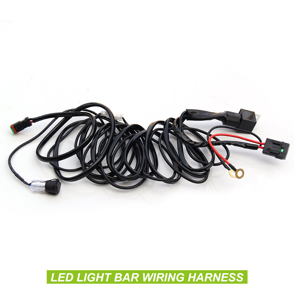 16AWG DT Connector Wiring Harness For Offroad Lights-1 Leads