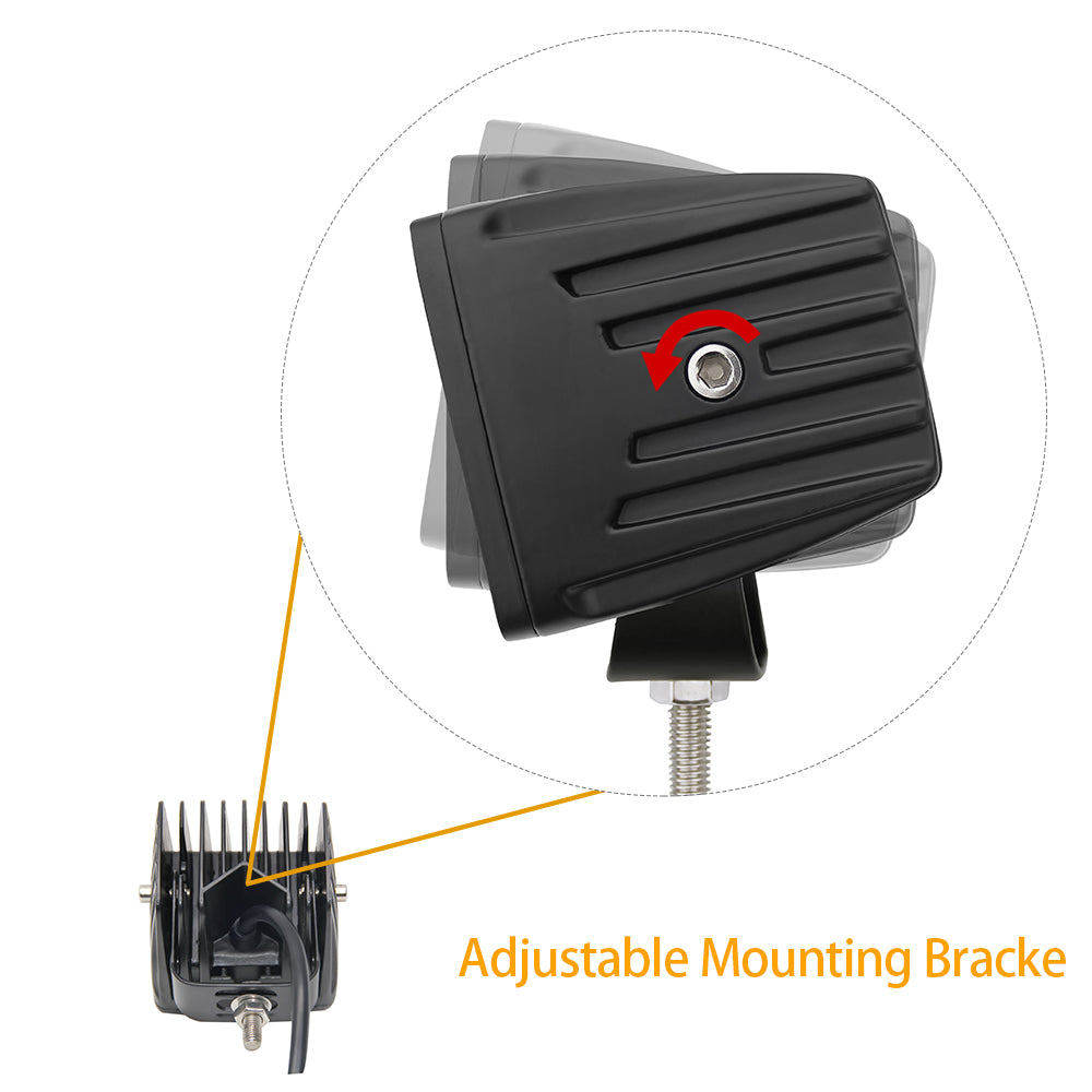 bracket of Colight 3" Burst Flash  LED Spot Light - 3000k/6500k