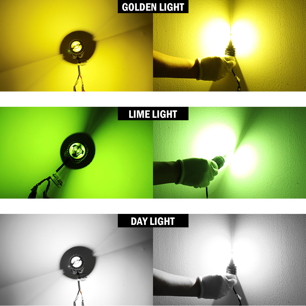 K1 Gelb/Lime Licht lüfterlose CSP Led Nebelscheinwerfer (Set/2 Stück)