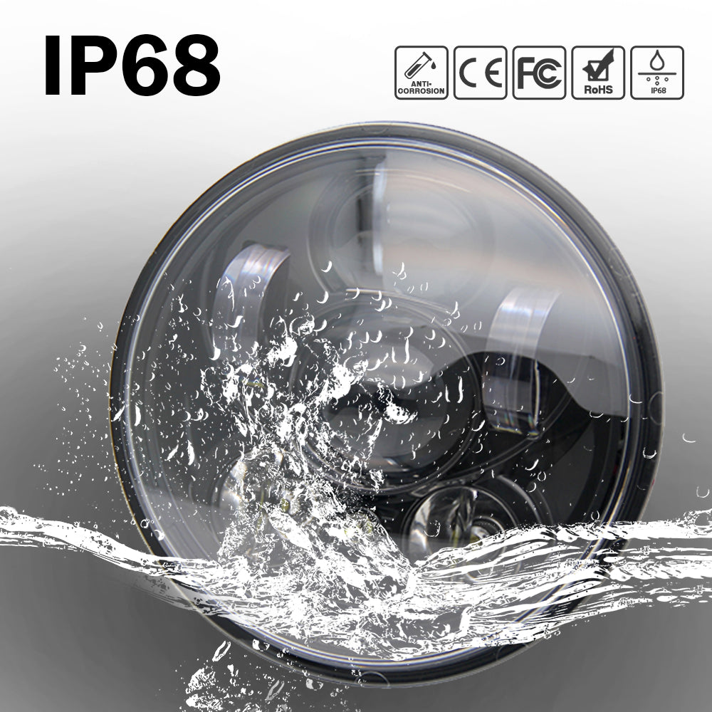 CO LIGHT 5,75" Superheller LED-Scheinwerfer H4/DRL
