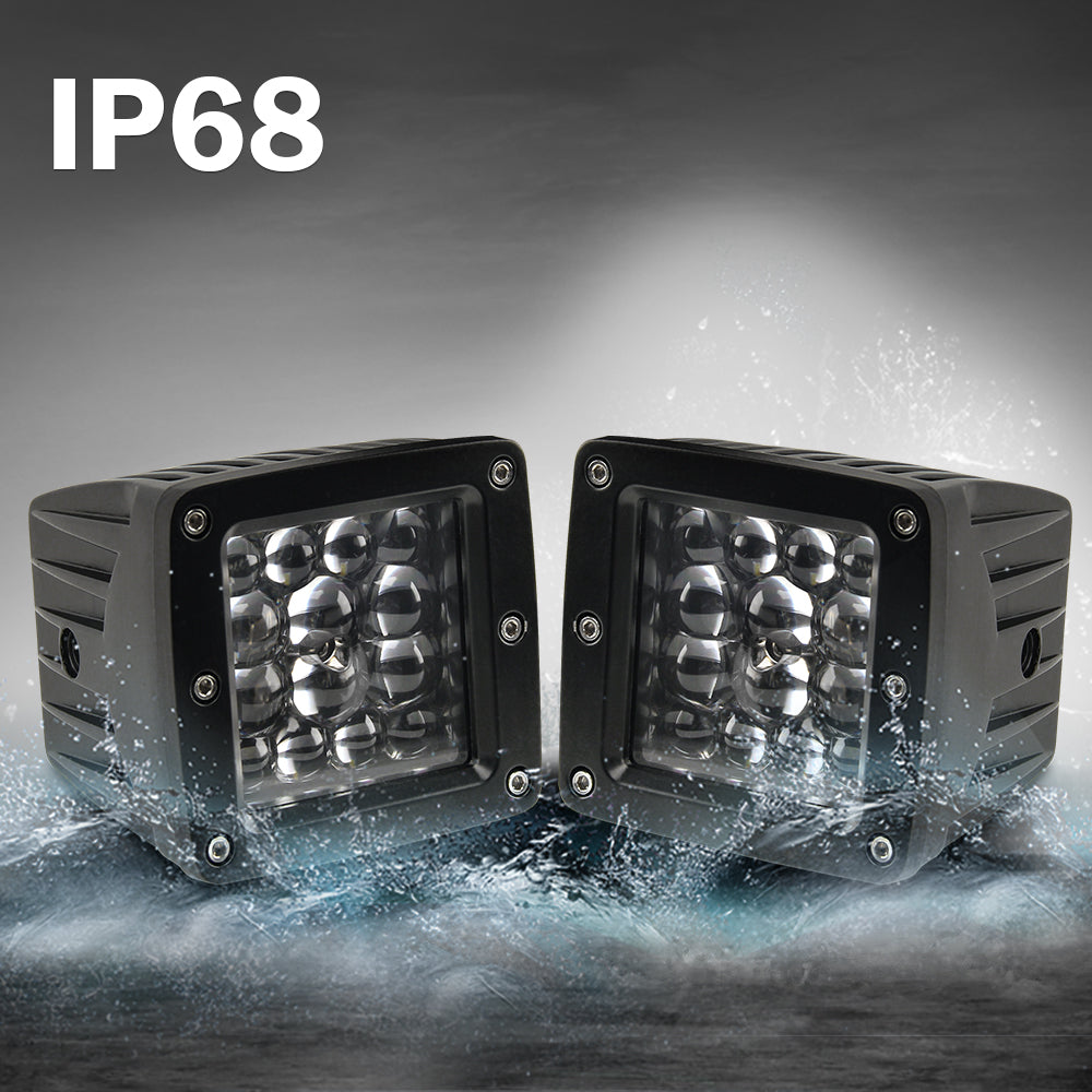 CO LIGHT G4-Serie 3-Zoll-Punkt-Graben-/A-Säulen-Leuchten – 14 LEDs, System 21 W