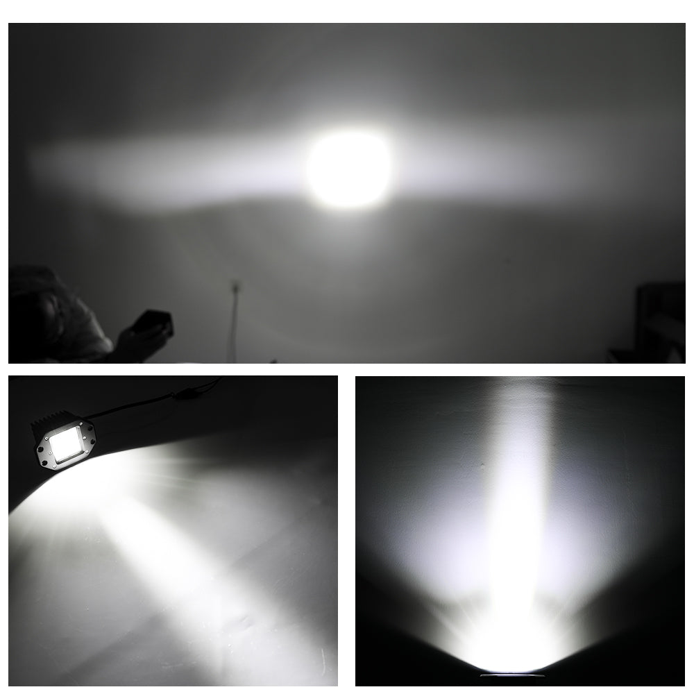 CO LIGHT Serie G2 Combo de luces antiniebla de montaje empotrado de 3 pulgadas - Sistema de 3 LED 15W