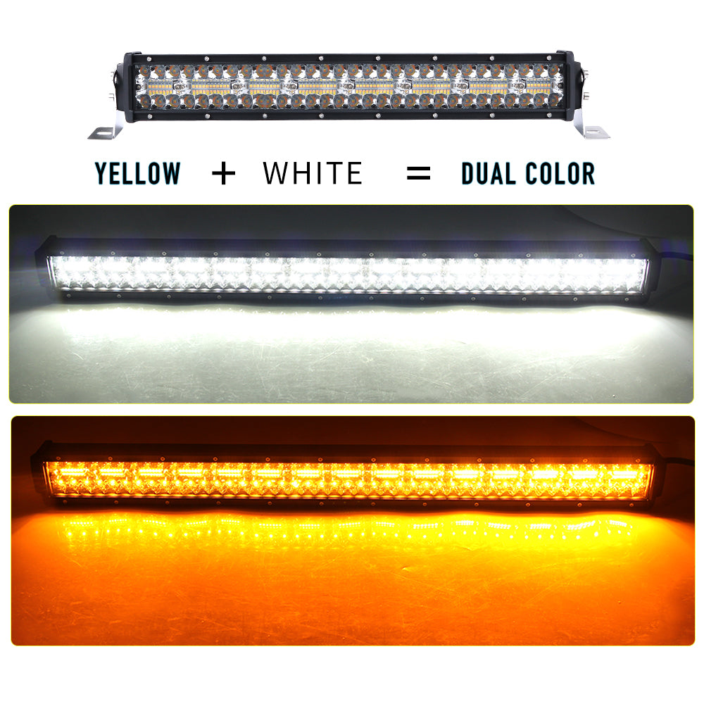 Light pattern of Colight RQT31 Combo Beam 2-Color-Flash LED Tri-Row Light Bars