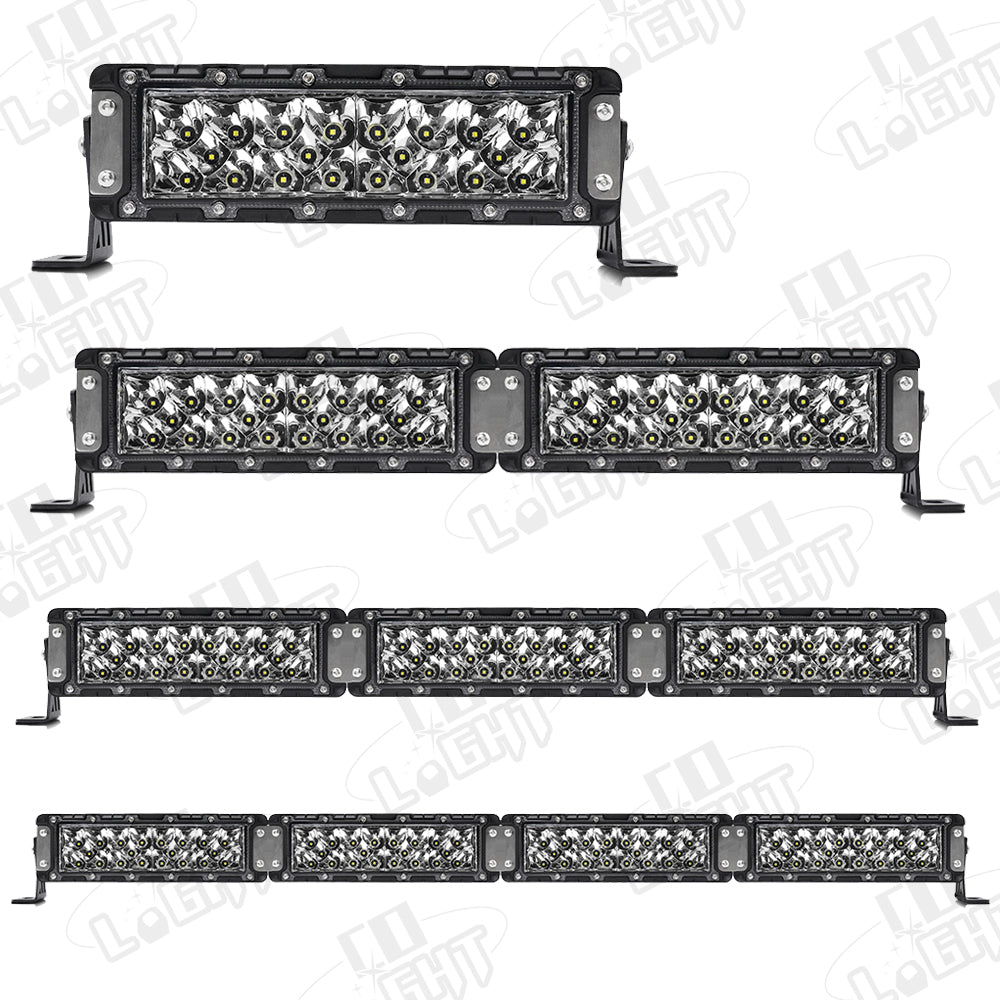 Market First 10 Inch Warrior Series Dual Row Splicable Light Bar