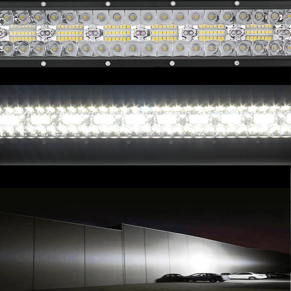 Light pattern of Colight T31 Tri-Row Combo Beam Offroad LED Lightbar