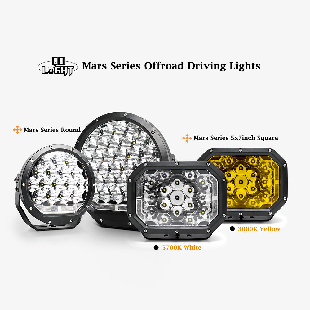 CO LIGHT Mars Series Collection Offroad Driving Lights With Daytime Running Light