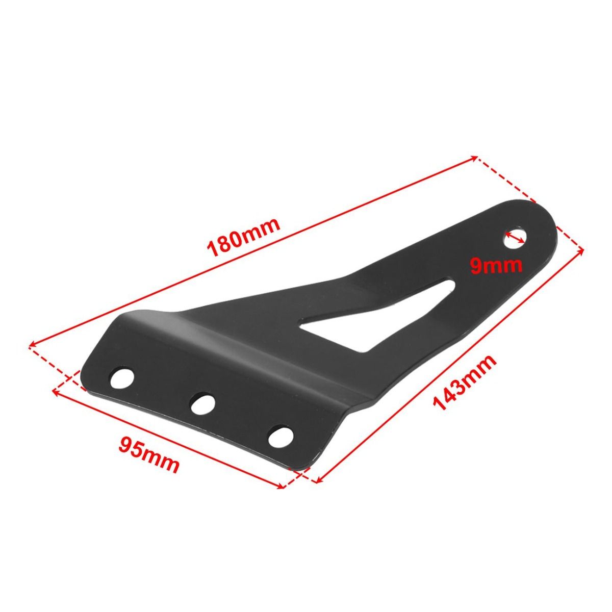 Supports de montage de pare-brise GMC Sierra 2007-2014 pour barre lumineuse LED incurvée de 50"