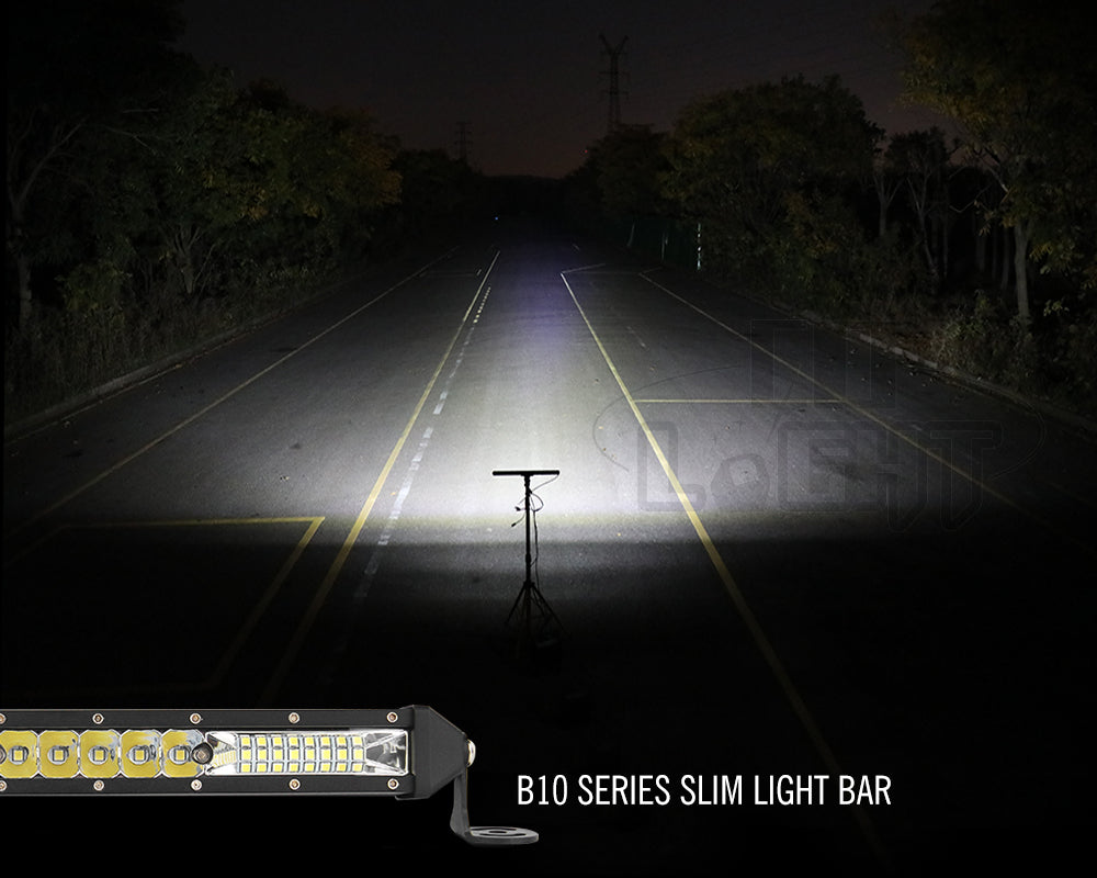 Outdoor light performance of COLIGHT 20inch B10 super slim light bar