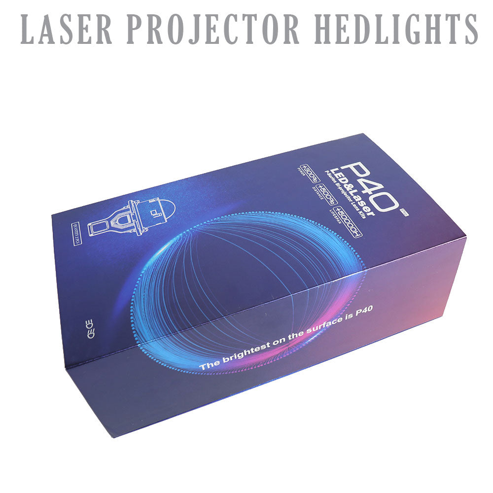 Bi Projector P40 Led&Laser Headlights, Left Hand Drive