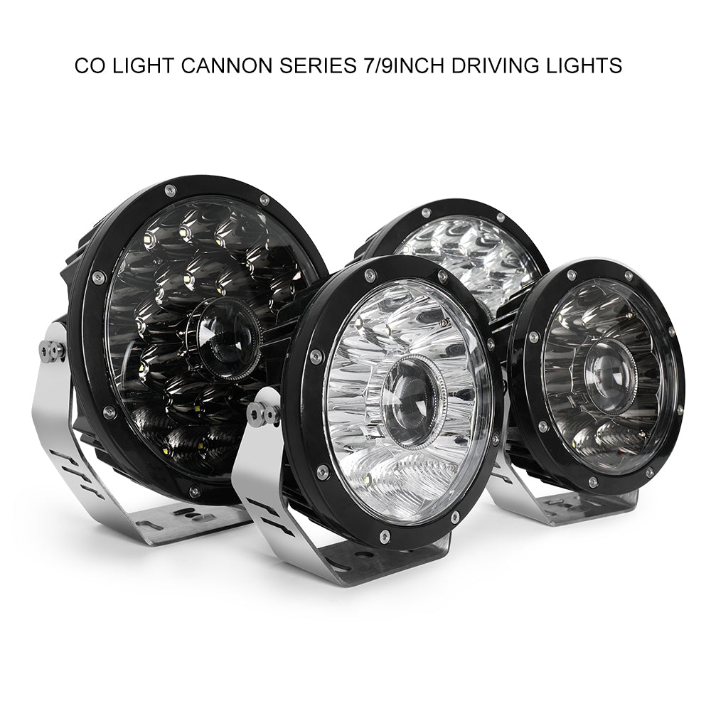 CO LIGHT CANNON SERIES 7/9INCH DRIVING LIGHTS