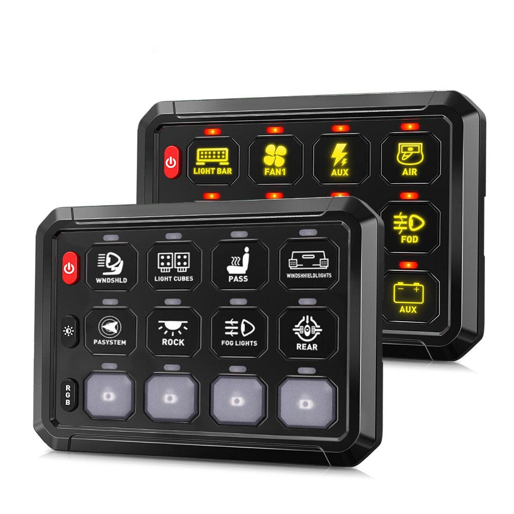 New 12 Gang RGB Switch Panel System