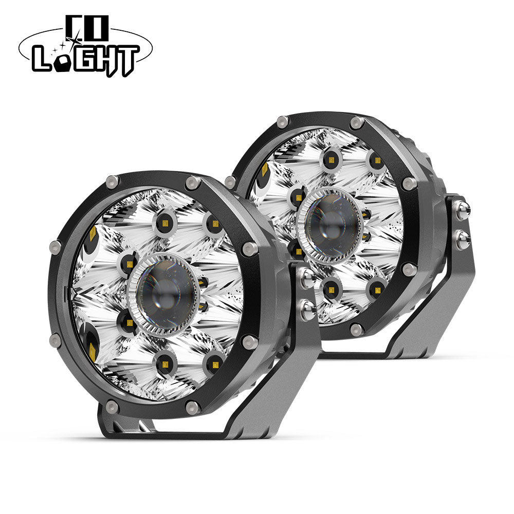COLIGHT 5inch Striker Series LED Round Driving Lights