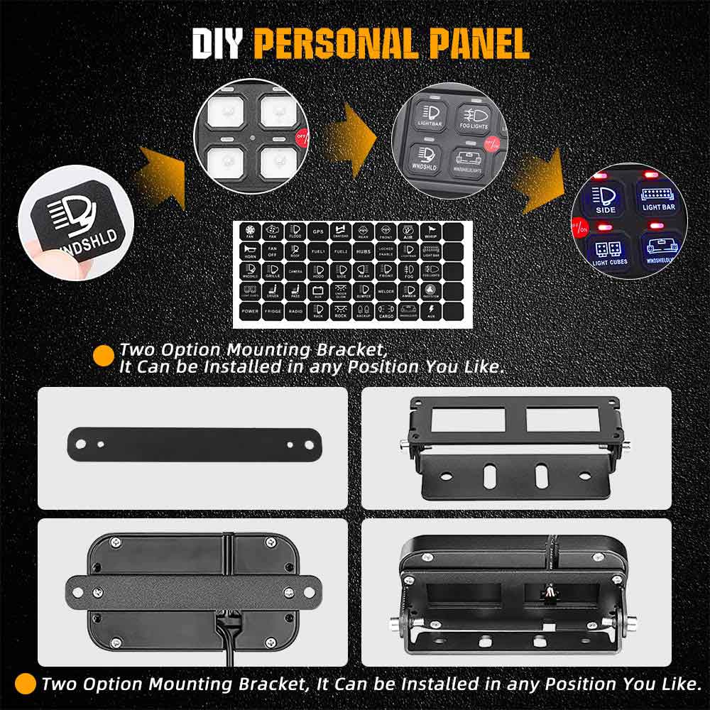 COLIGHT 8 Gang Switch Panel Power System