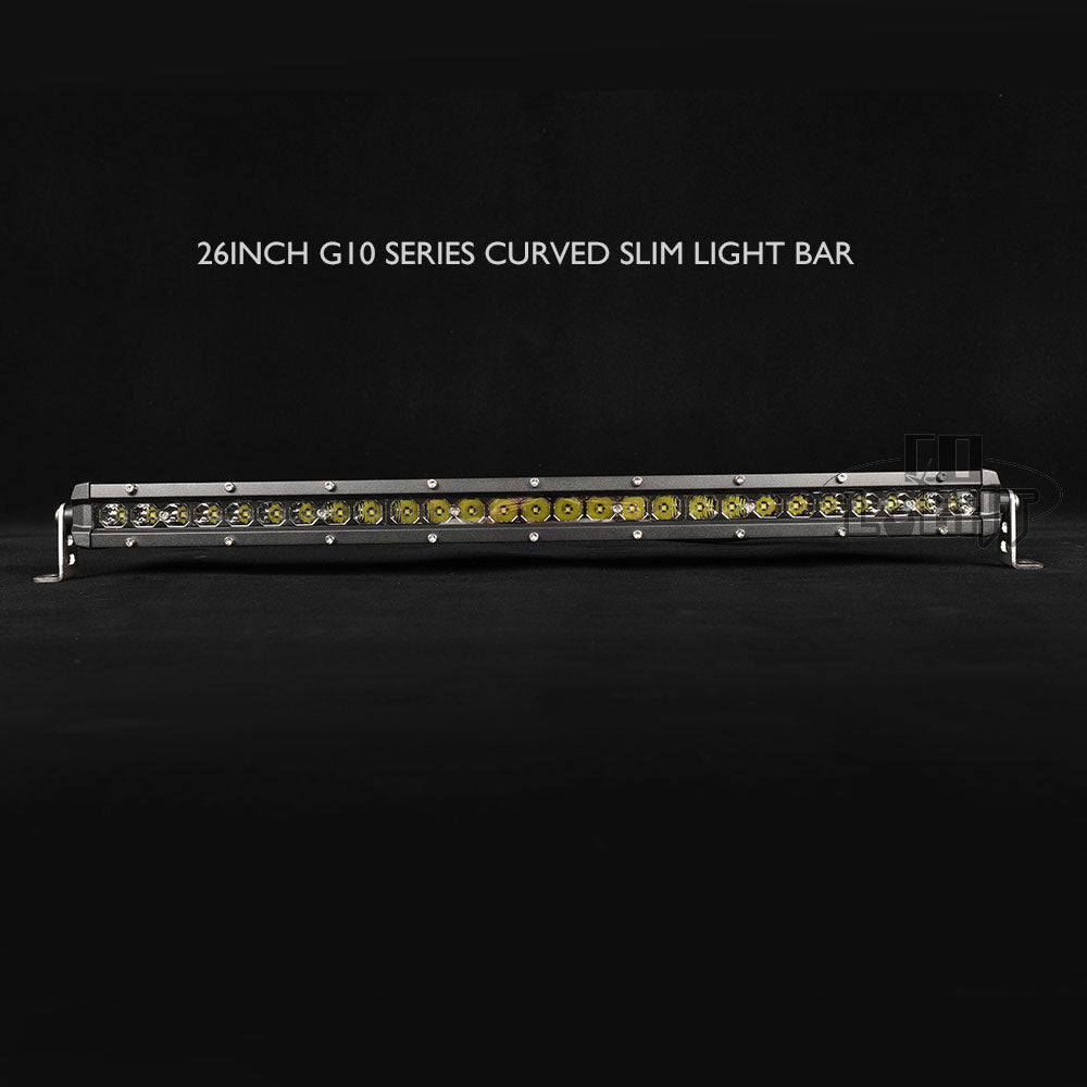 COLIGHT Curved 20-50inch G10 Series Slim Single Row Light Bars