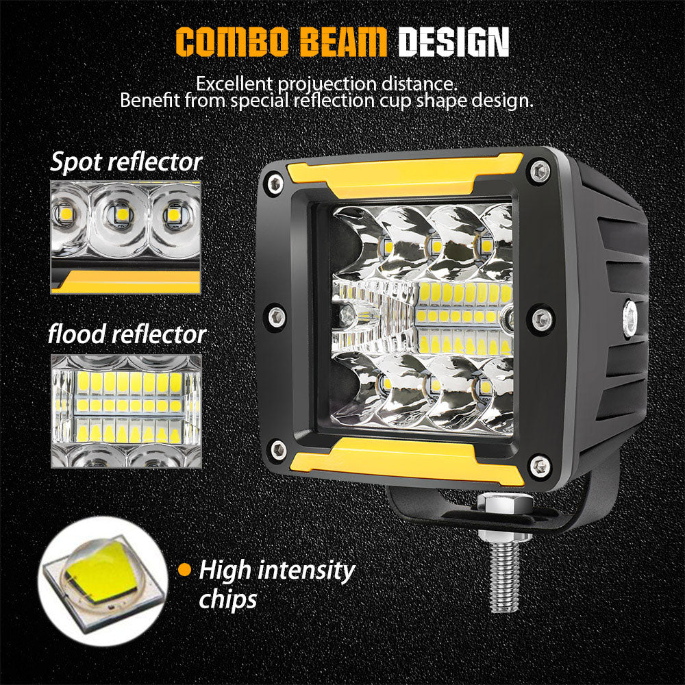COLIGHT® 3inch SS3 Series Combo Beam LED Work Light Cube