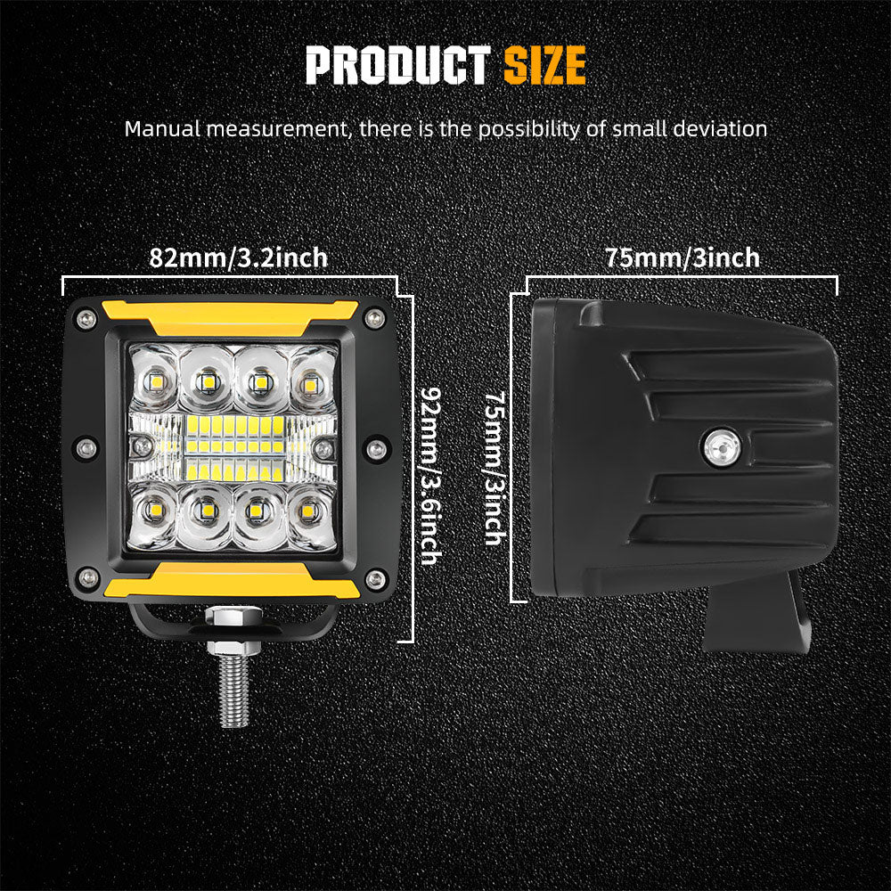 COLIGHT® 3inch SS3 Series Combo Beam LED Work Light Pods