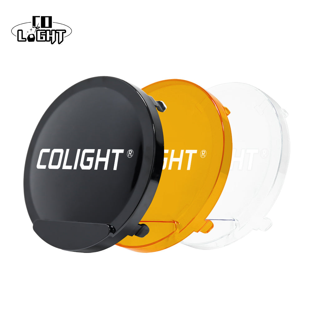 COLIGHT 9-Zoll-Offroad-Rundscheinwerfer mit 3-farbigen Halo-Ringen (Set/2 Stück)