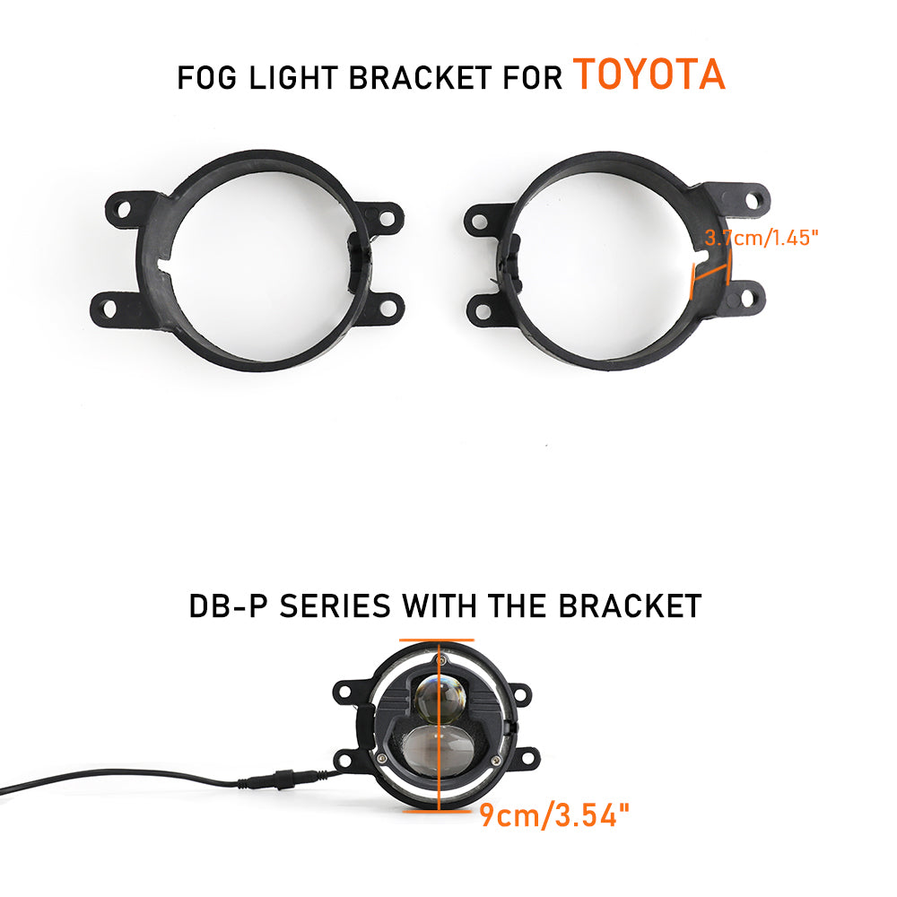 Custom Fog Light Brackets For DB-P Series (Set/pair)