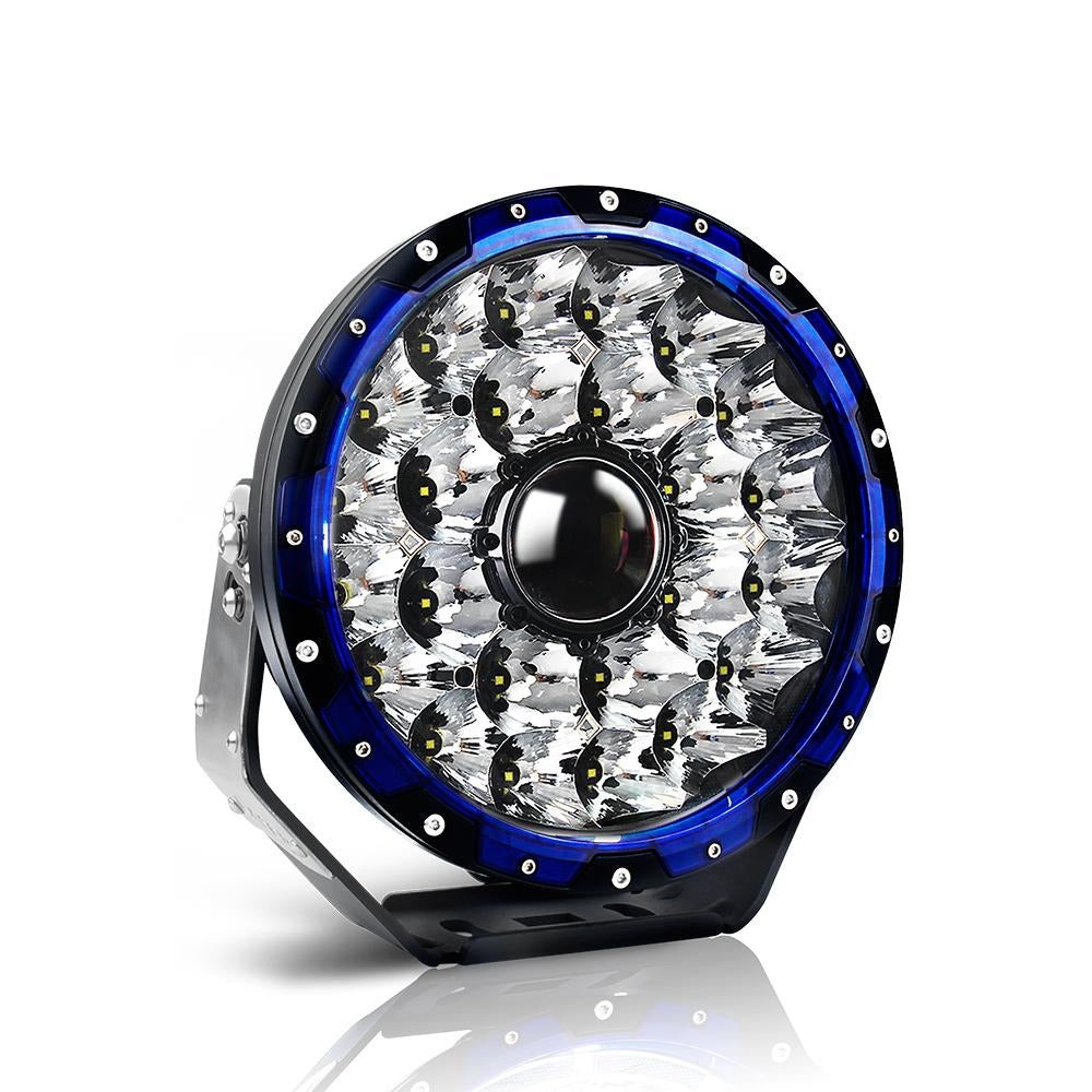 Colight 9 Inch Offroad Laser Driving Lights With Bule Halo Ring
