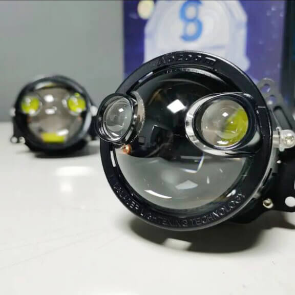 3" Dual Laser Module&Led R8 Projector Headlights