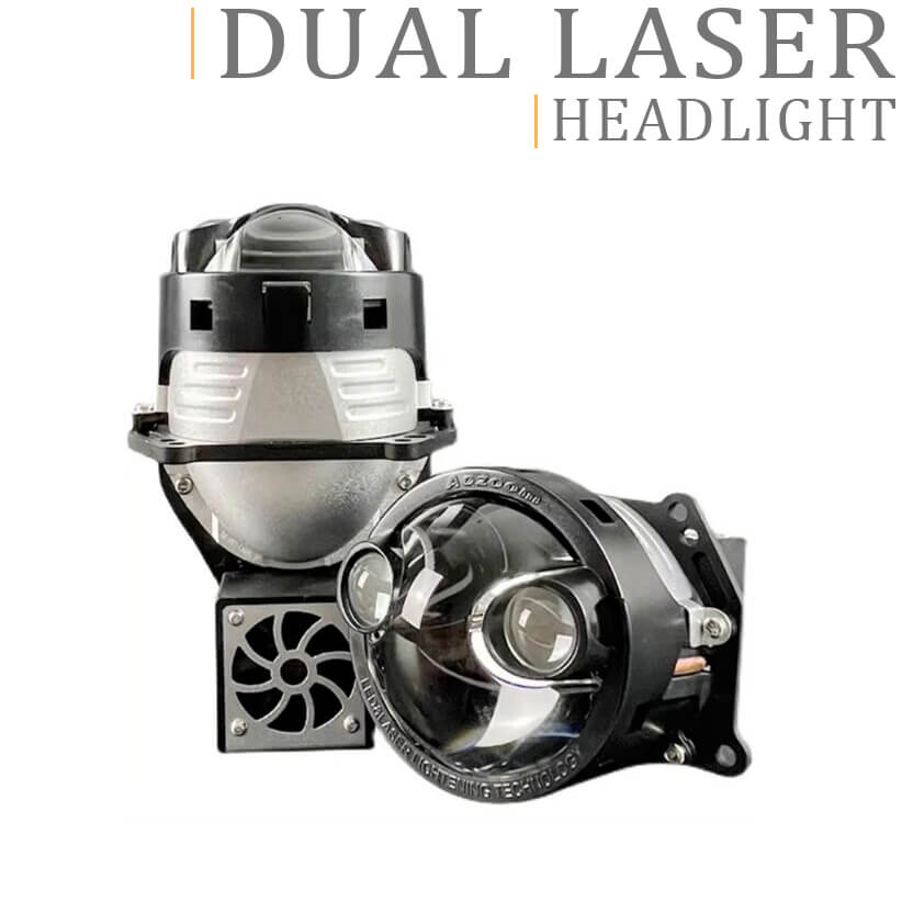 3-Zoll-Dual-Lasermodul und LED-R8-Projektorscheinwerfer