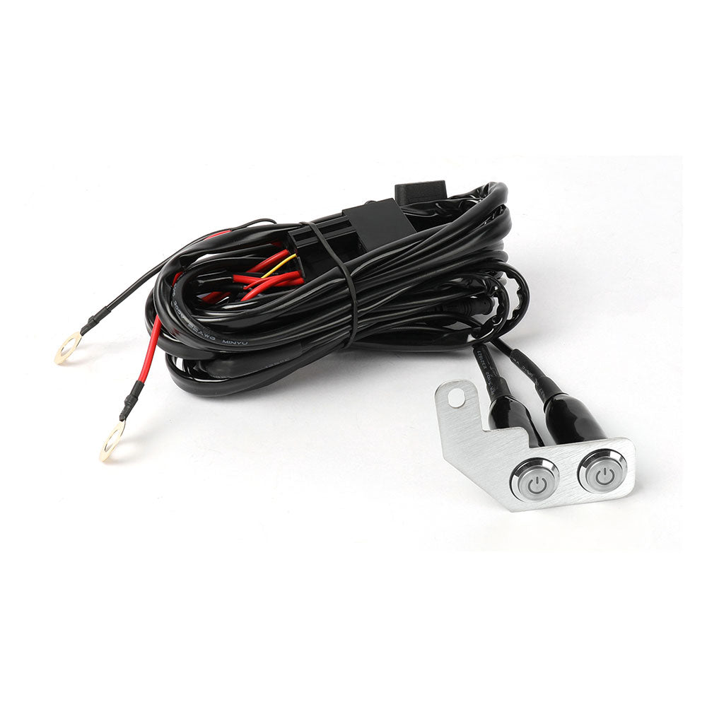 20AWG Motorcycle Wire Harness For Dual Beam Dual Color Pods